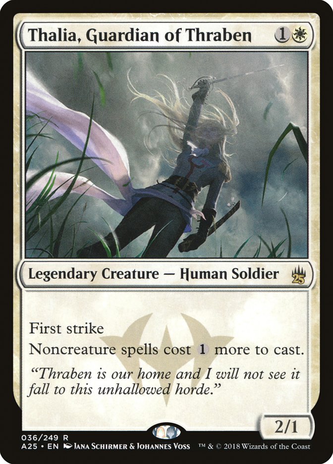 Thalia, Guardian of Thraben [Masters 25] MTG Single Magic: The Gathering    | Red Claw Gaming