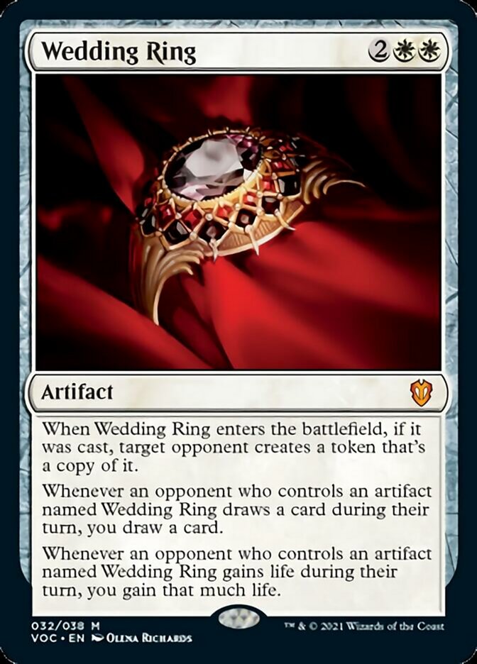 Wedding Ring [Innistrad: Crimson Vow Commander] MTG Single Magic: The Gathering    | Red Claw Gaming