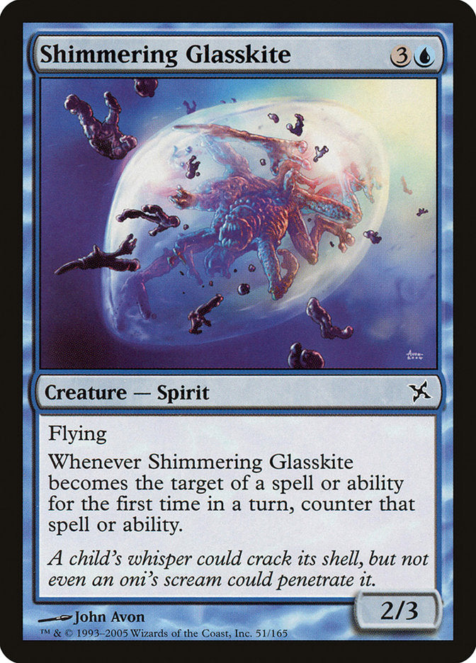 Shimmering Glasskite [Betrayers of Kamigawa] MTG Single Magic: The Gathering    | Red Claw Gaming