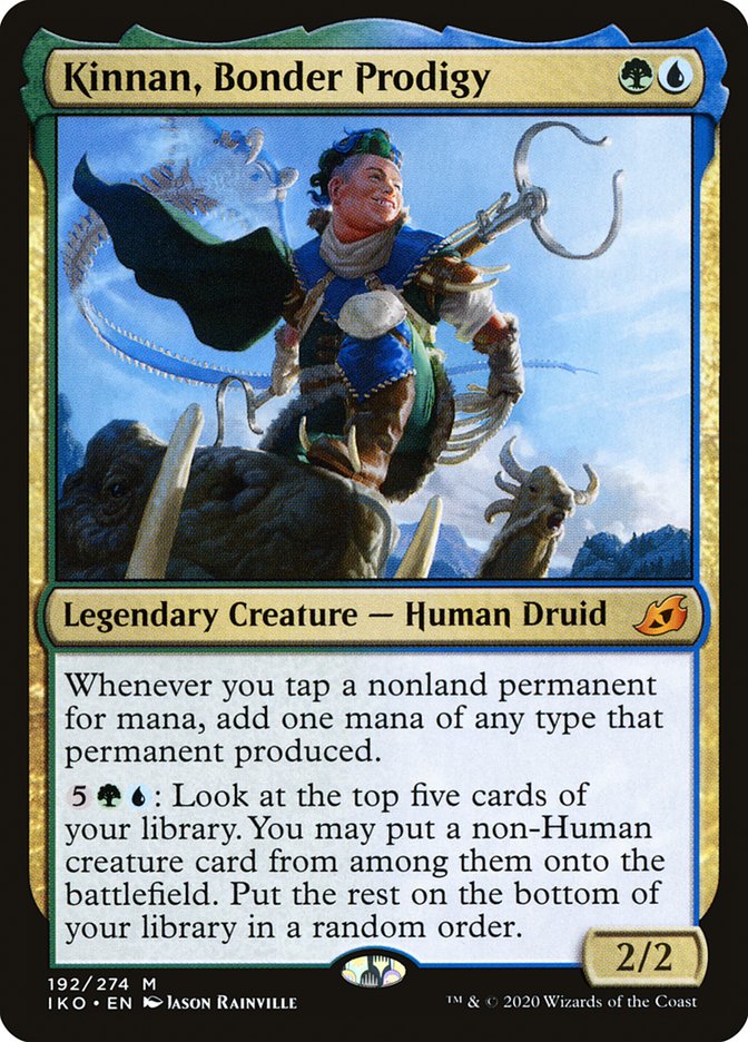 Kinnan, Bonder Prodigy [Ikoria: Lair of Behemoths] MTG Single Magic: The Gathering    | Red Claw Gaming