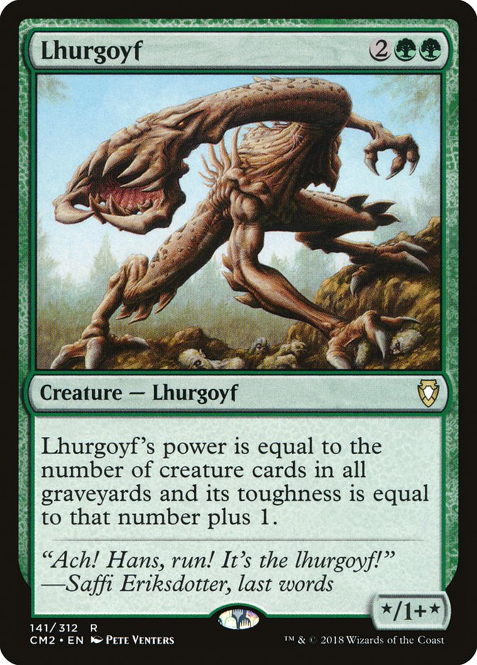 Lhurgoyf [Commander Anthology Volume II] MTG Single Magic: The Gathering    | Red Claw Gaming