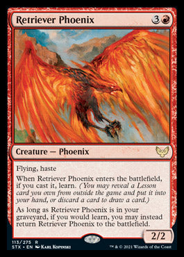 Retriever Phoenix [Strixhaven: School of Mages] MTG Single Magic: The Gathering    | Red Claw Gaming