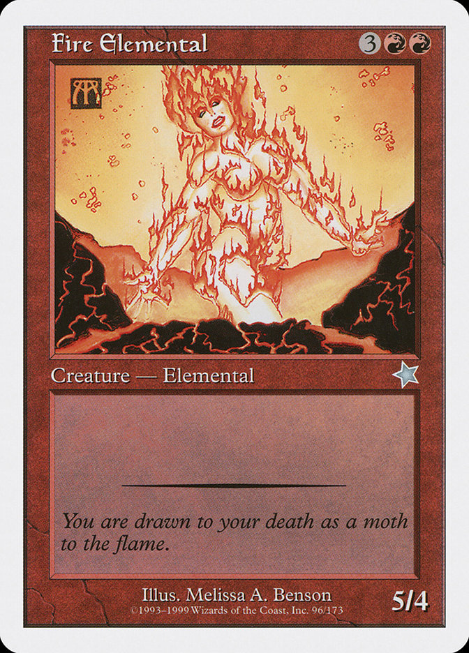 Fire Elemental [Starter 1999] MTG Single Magic: The Gathering    | Red Claw Gaming