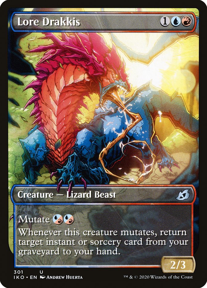 Lore Drakkis (Showcase) [Ikoria: Lair of Behemoths] MTG Single Magic: The Gathering    | Red Claw Gaming