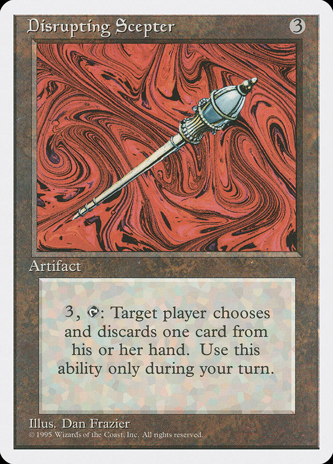 Disrupting Scepter [Fourth Edition] MTG Single Magic: The Gathering    | Red Claw Gaming