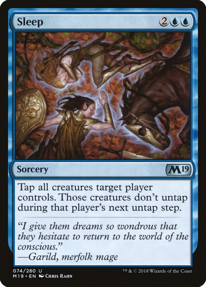 Sleep [Core Set 2019] MTG Single Magic: The Gathering    | Red Claw Gaming