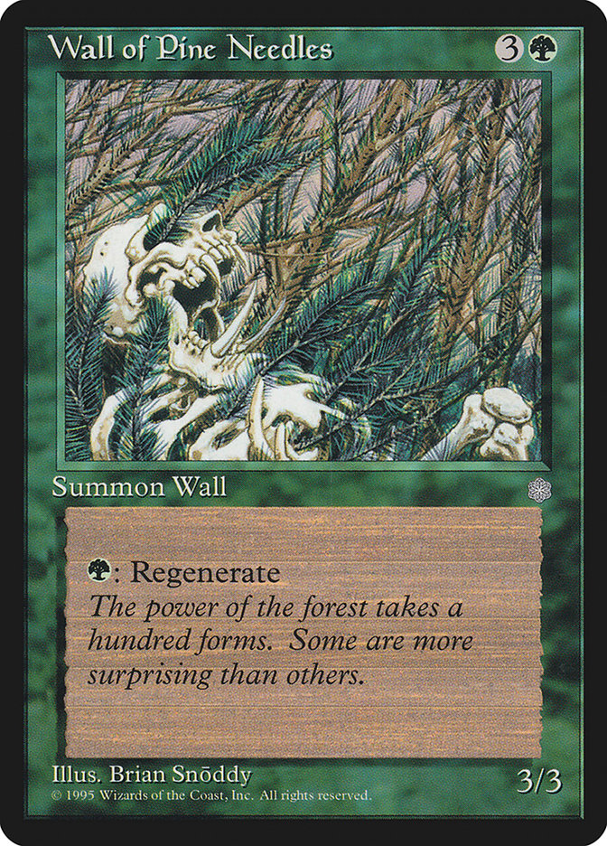 Wall of Pine Needles [Ice Age] MTG Single Magic: The Gathering    | Red Claw Gaming