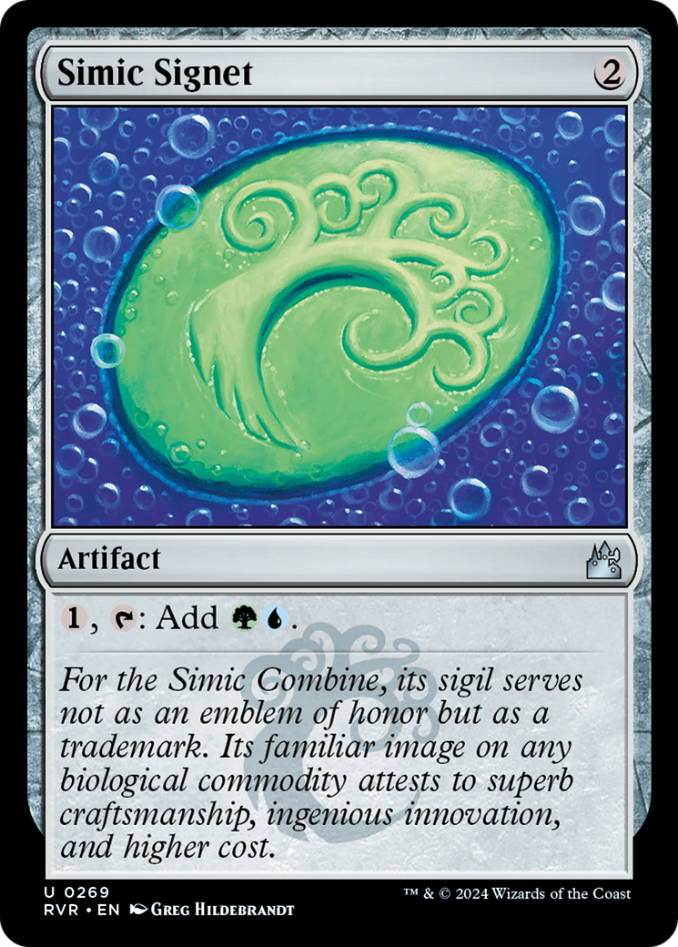 Simic Signet [Ravnica Remastered] MTG Single Magic: The Gathering    | Red Claw Gaming
