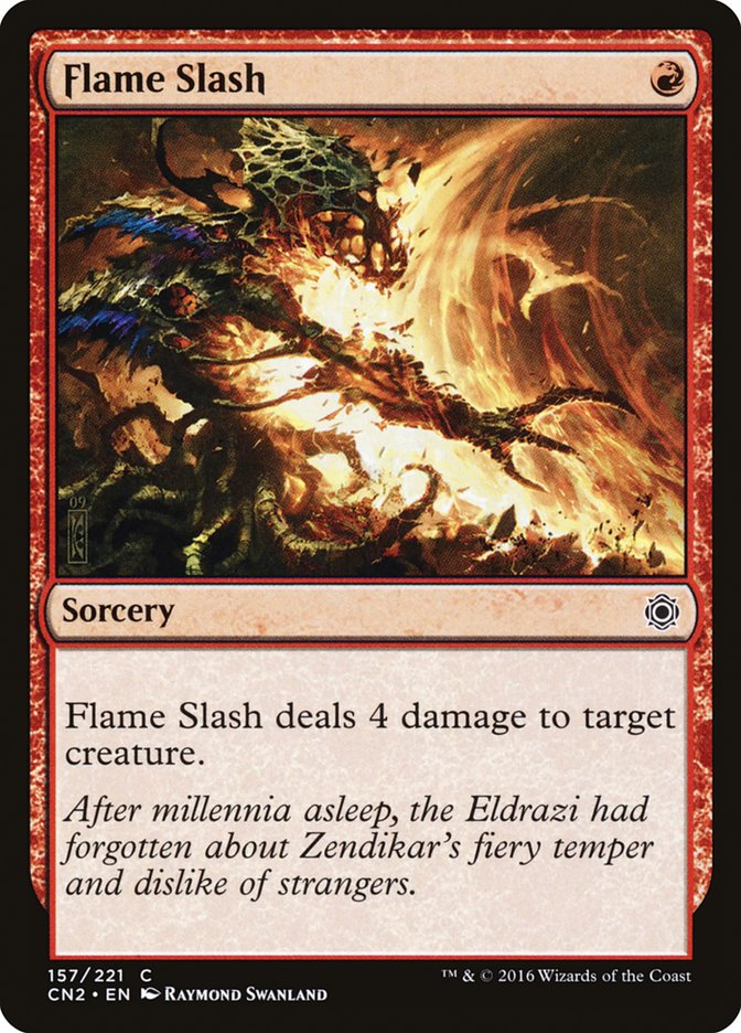 Flame Slash [Conspiracy: Take the Crown] MTG Single Magic: The Gathering    | Red Claw Gaming