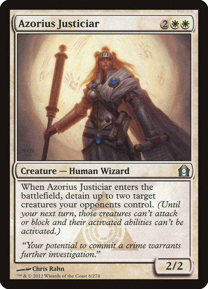 Azorius Justiciar [Return to Ravnica] MTG Single Magic: The Gathering    | Red Claw Gaming