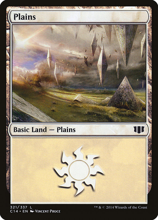 Plains (321) [Commander 2014] MTG Single Magic: The Gathering    | Red Claw Gaming