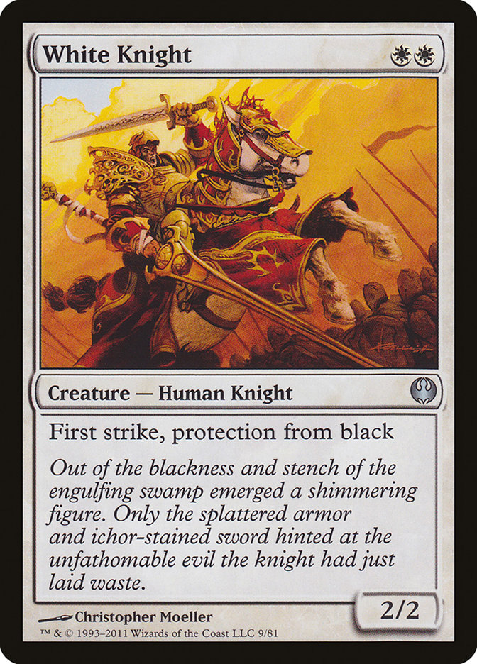 White Knight [Duel Decks: Knights vs. Dragons] MTG Single Magic: The Gathering    | Red Claw Gaming