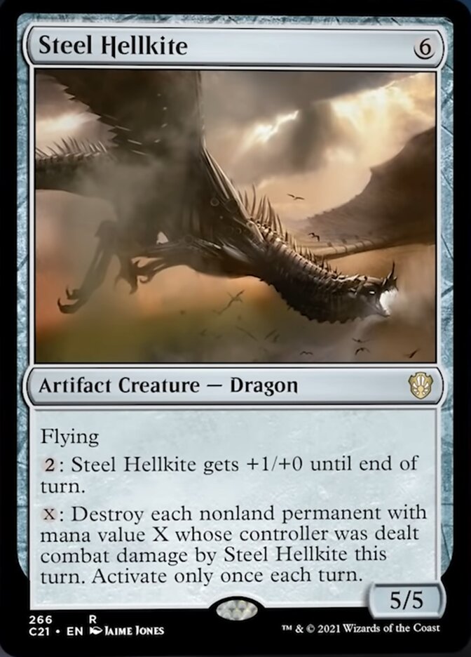 Steel Hellkite [Commander 2021] MTG Single Magic: The Gathering    | Red Claw Gaming