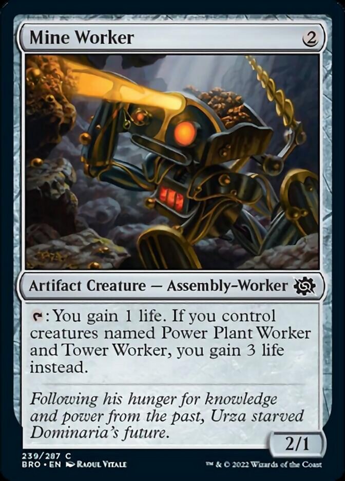 Mine Worker [The Brothers' War] MTG Single Magic: The Gathering    | Red Claw Gaming