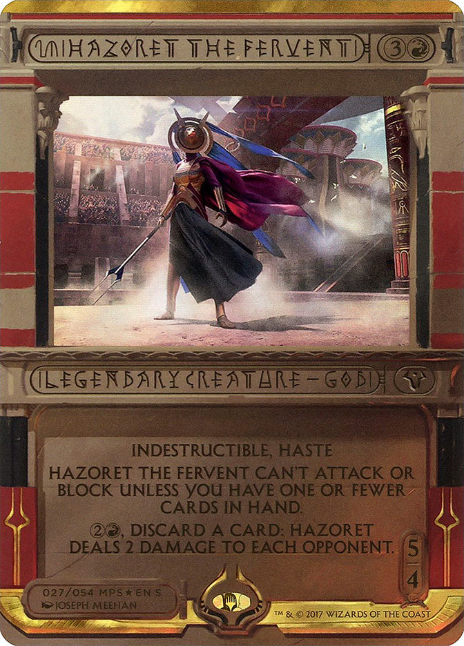 Hazoret the Fervent (Invocation) [Amonkhet Invocations] MTG Single Magic: The Gathering    | Red Claw Gaming