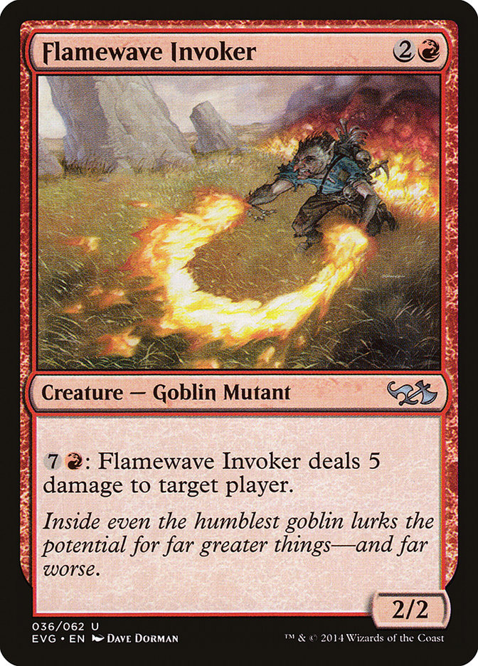 Flamewave Invoker (Elves vs. Goblins) [Duel Decks Anthology] MTG Single Magic: The Gathering    | Red Claw Gaming