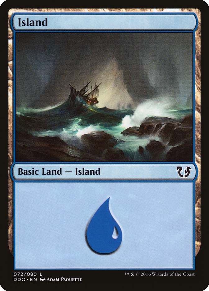 Island (72) [Duel Decks: Blessed vs. Cursed] MTG Single Magic: The Gathering    | Red Claw Gaming