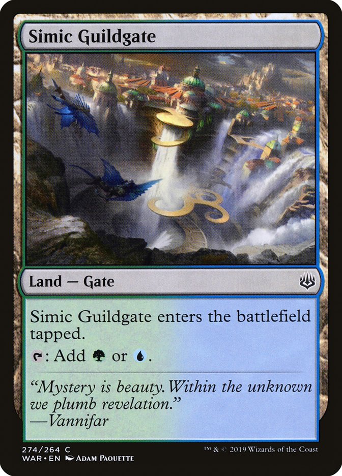 Simic Guildgate [War of the Spark] MTG Single Magic: The Gathering    | Red Claw Gaming