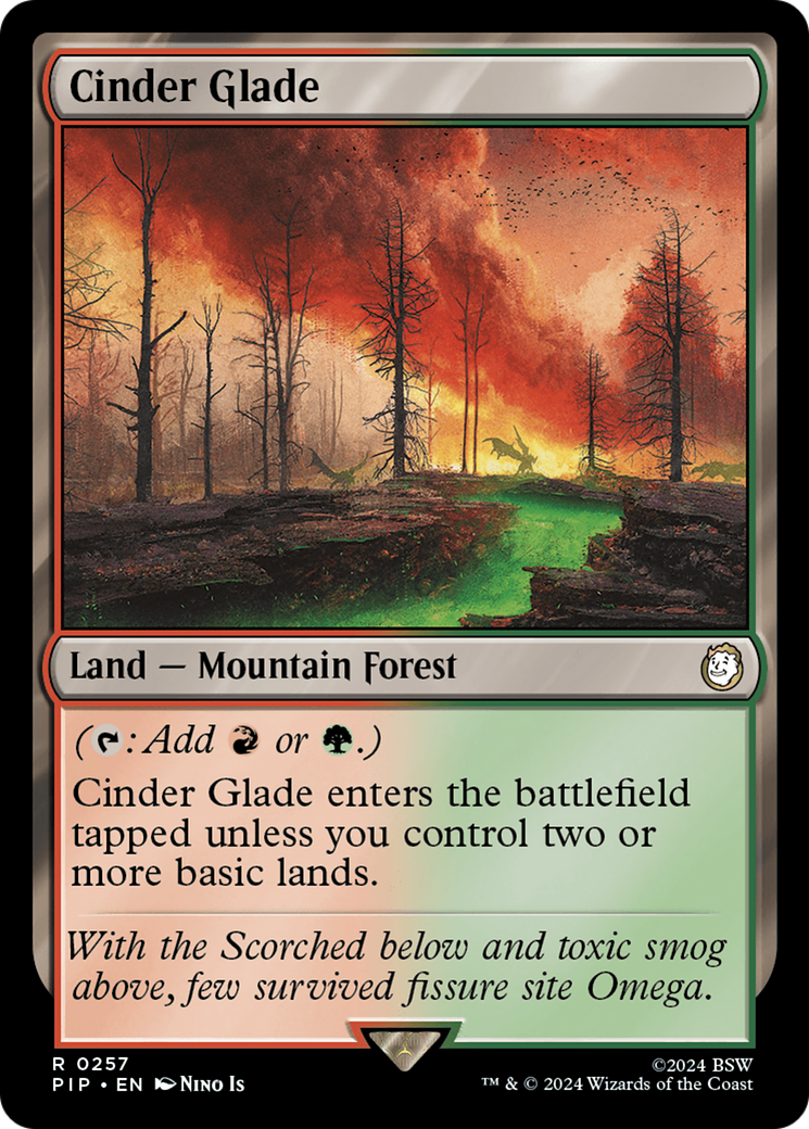 Cinder Glade [Fallout] MTG Single Magic: The Gathering    | Red Claw Gaming