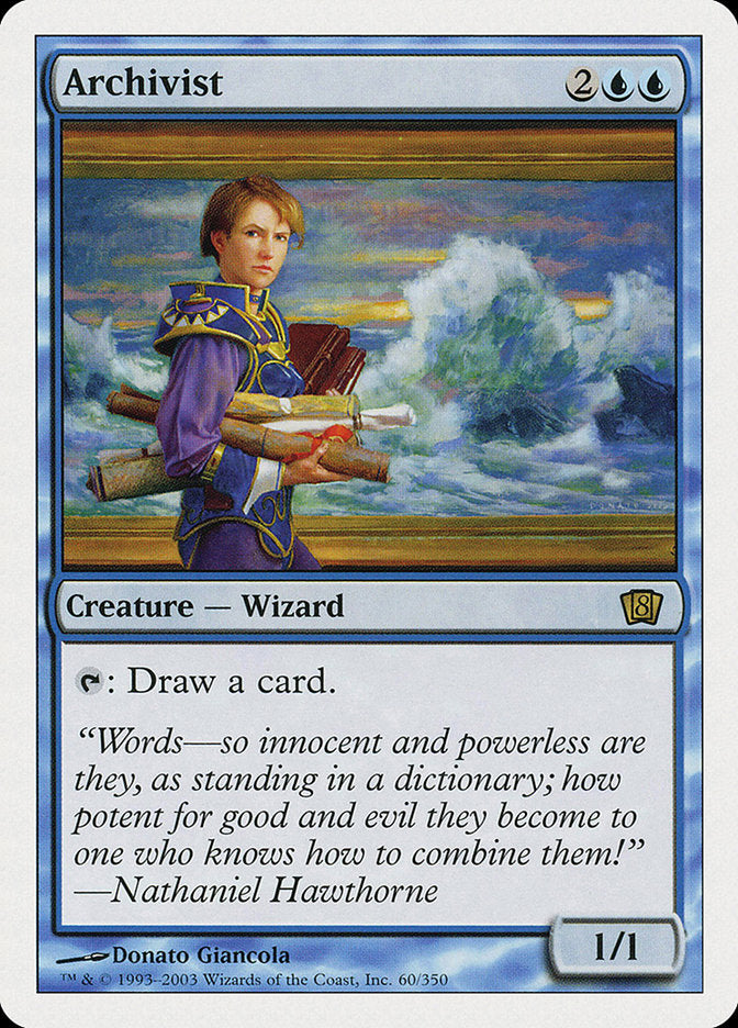Archivist [Eighth Edition] MTG Single Magic: The Gathering    | Red Claw Gaming