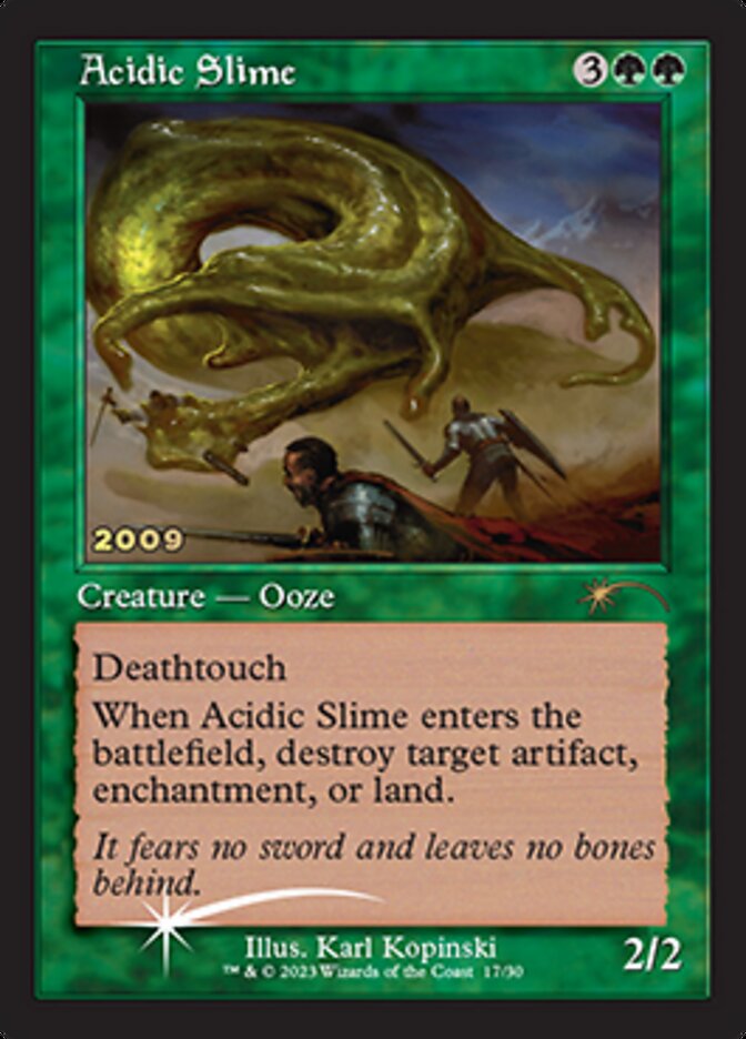 Acidic Slime [30th Anniversary Promos] MTG Single Magic: The Gathering    | Red Claw Gaming
