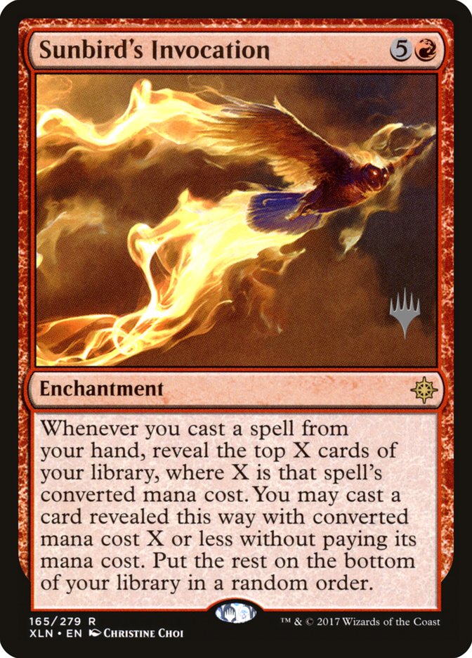 Sunbird's Invocation (Promo Pack) [Ixalan Promos] MTG Single Magic: The Gathering    | Red Claw Gaming