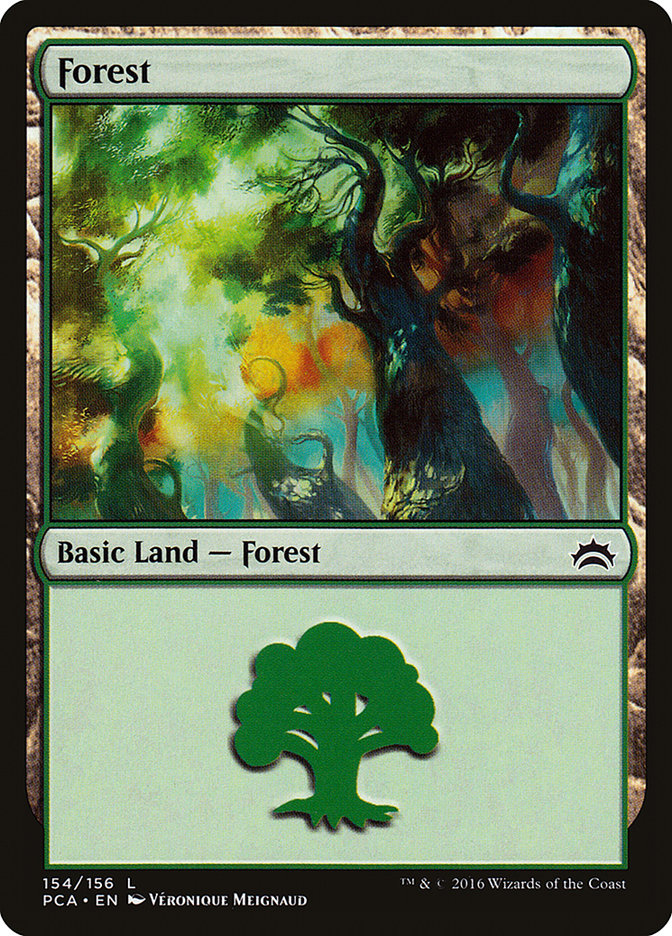 Forest (154) [Planechase Anthology] MTG Single Magic: The Gathering    | Red Claw Gaming