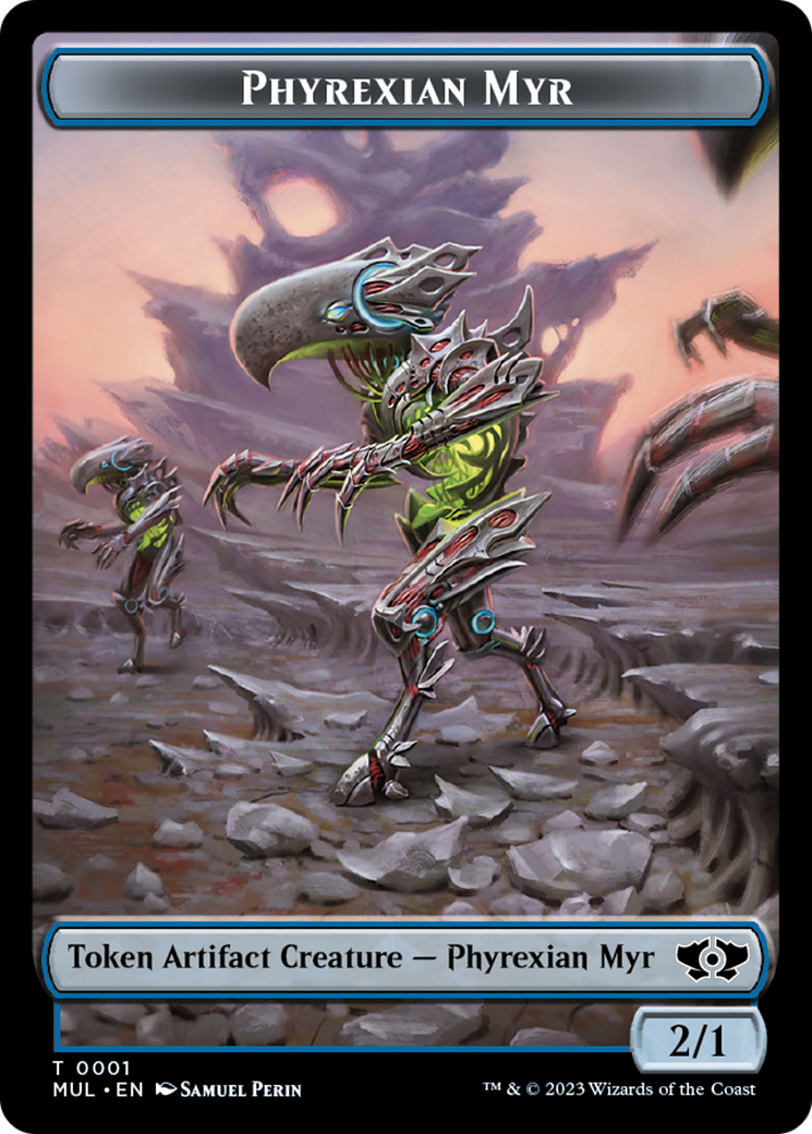 Phyrexian Myr Token [Multiverse Legends Tokens] MTG Single Magic: The Gathering    | Red Claw Gaming