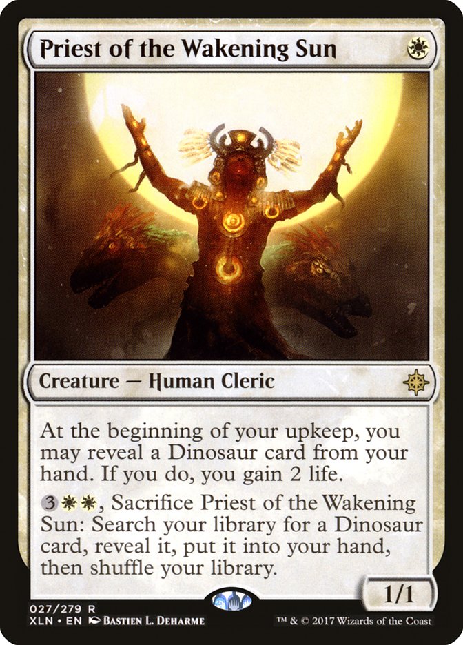 Priest of the Wakening Sun [Ixalan] MTG Single Magic: The Gathering    | Red Claw Gaming