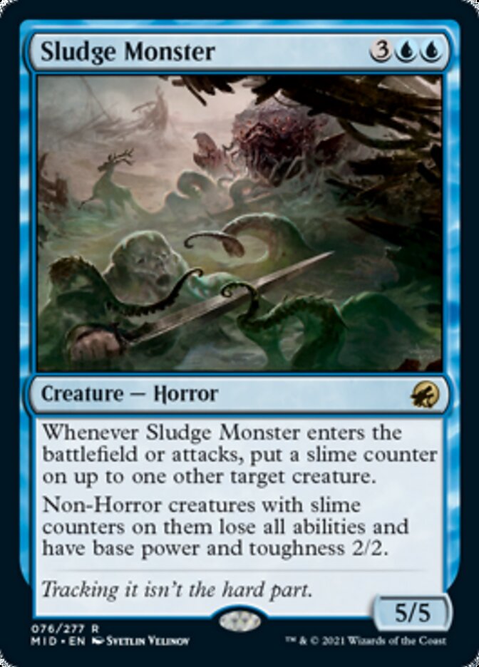 Sludge Monster [Innistrad: Midnight Hunt] MTG Single Magic: The Gathering    | Red Claw Gaming