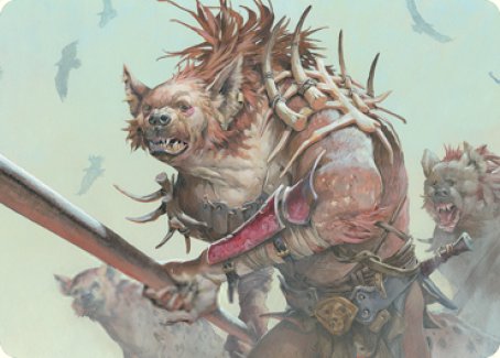 Gnoll Art Card [Dungeons & Dragons: Adventures in the Forgotten Realms Art Series] MTG Single Magic: The Gathering    | Red Claw Gaming
