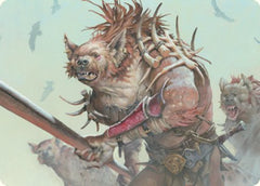 Gnoll Art Card [Dungeons & Dragons: Adventures in the Forgotten Realms Art Series] MTG Single Magic: The Gathering    | Red Claw Gaming