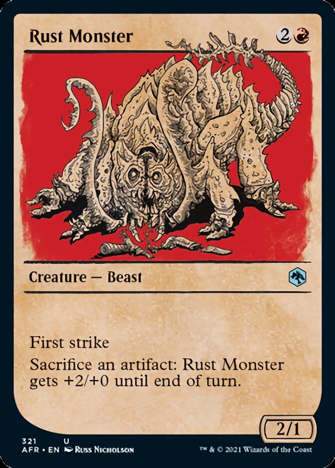 Rust Monster (Showcase) [Dungeons & Dragons: Adventures in the Forgotten Realms] MTG Single Magic: The Gathering    | Red Claw Gaming