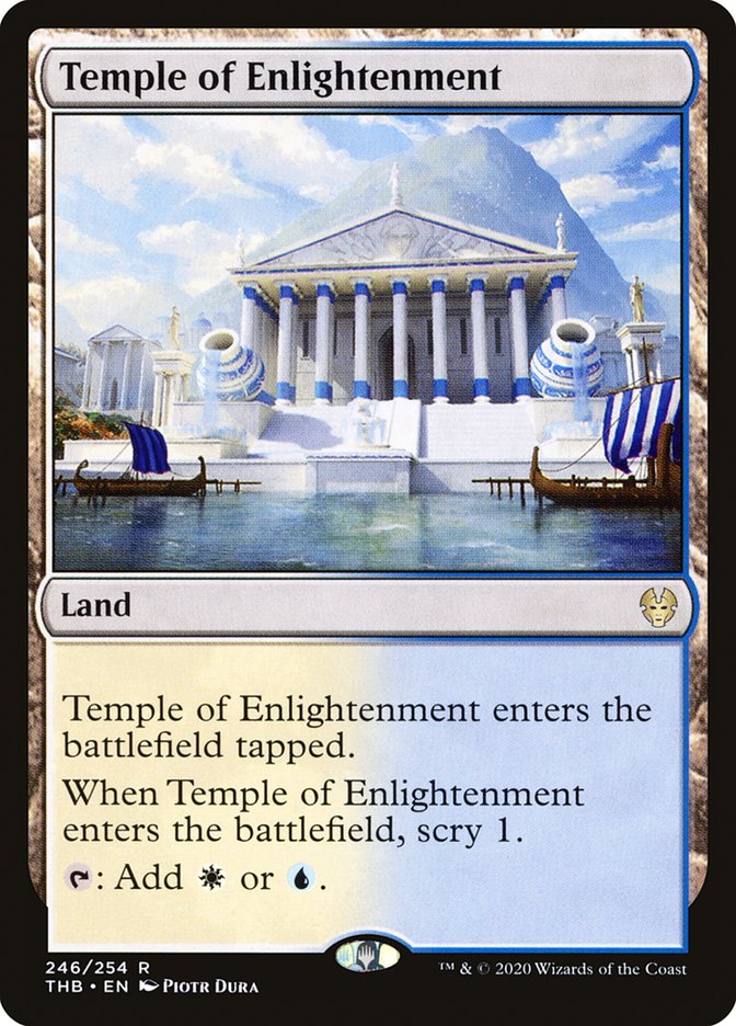 Temple of Enlightenment [Theros Beyond Death] MTG Single Magic: The Gathering    | Red Claw Gaming