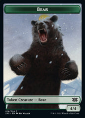 Bear // Phyrexian Golem Double-Sided Token [Double Masters 2022 Tokens] MTG Single Magic: The Gathering    | Red Claw Gaming