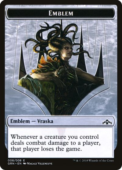 Vraska Emblem // Human Double-Sided Token [Challenger Decks 2020 Tokens] MTG Single Magic: The Gathering    | Red Claw Gaming