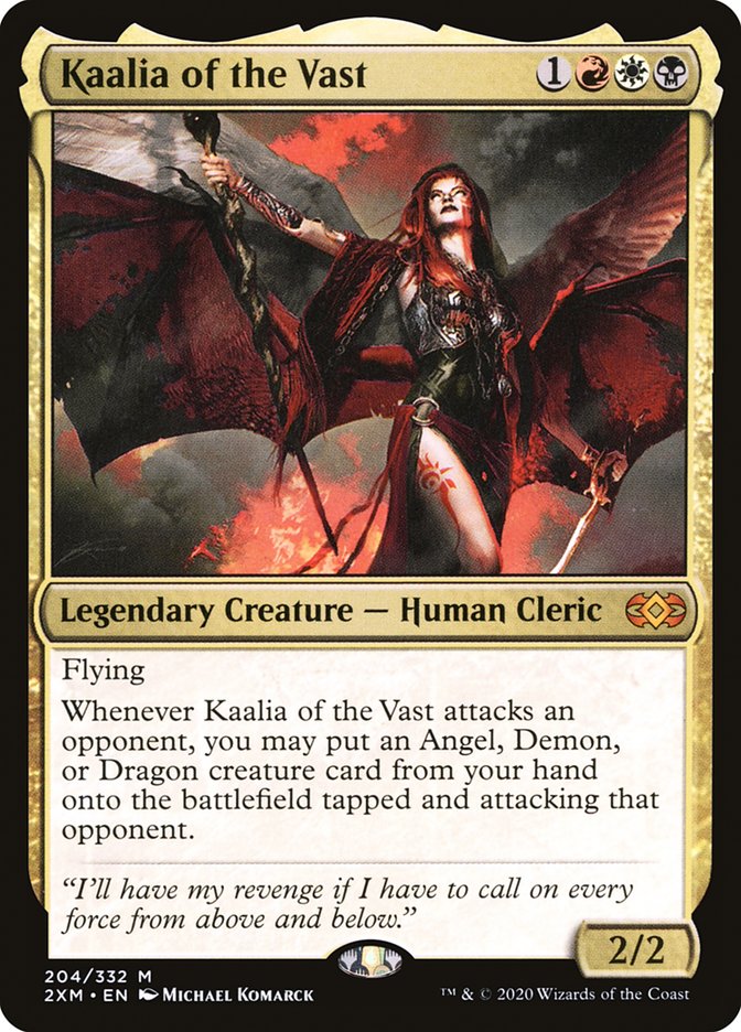 Kaalia of the Vast [Double Masters] MTG Single Magic: The Gathering    | Red Claw Gaming