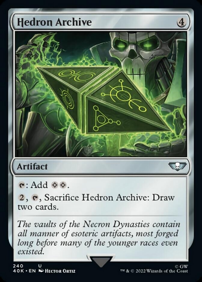 Hedron Archive (Surge Foil) [Warhammer 40,000] MTG Single Magic: The Gathering    | Red Claw Gaming