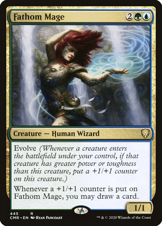 Fathom Mage [Commander Legends] MTG Single Magic: The Gathering    | Red Claw Gaming