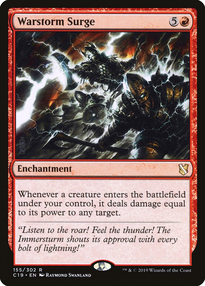Warstorm Surge [Commander 2019] MTG Single Magic: The Gathering    | Red Claw Gaming