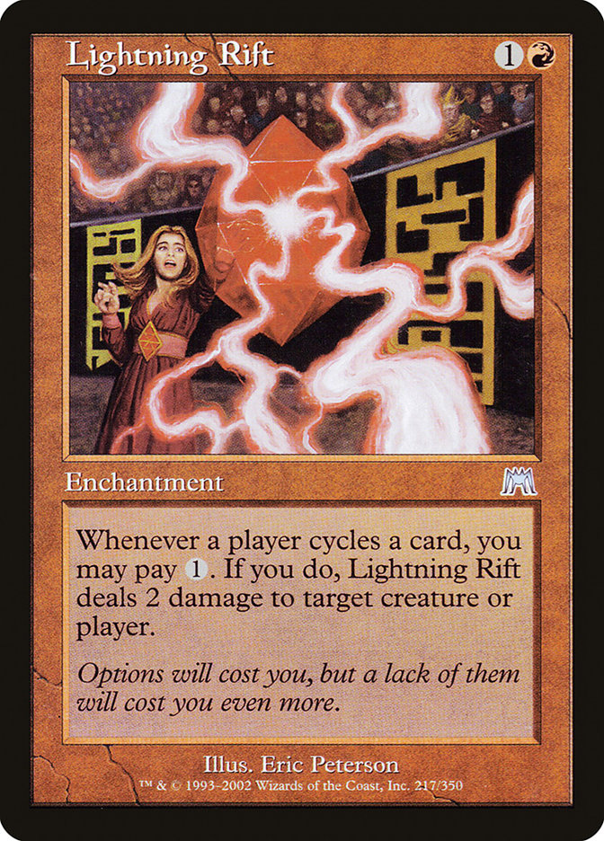 Lightning Rift [Onslaught] MTG Single Magic: The Gathering    | Red Claw Gaming