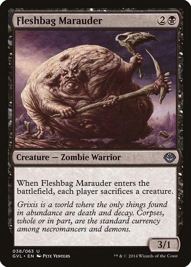 Fleshbag Marauder (Garruk vs. Liliana) [Duel Decks Anthology] MTG Single Magic: The Gathering    | Red Claw Gaming