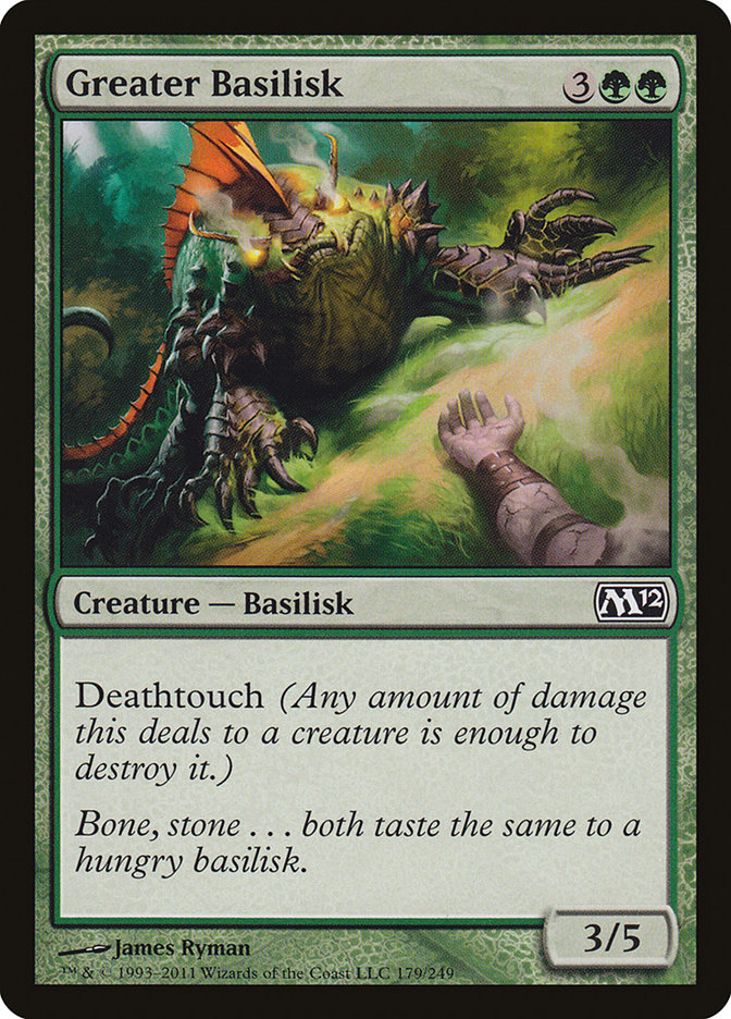 Greater Basilisk [Magic 2012] MTG Single Magic: The Gathering    | Red Claw Gaming