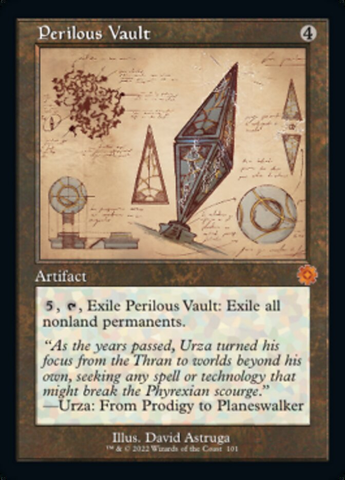 Perilous Vault (Retro Schematic) [The Brothers' War Retro Artifacts] MTG Single Magic: The Gathering    | Red Claw Gaming