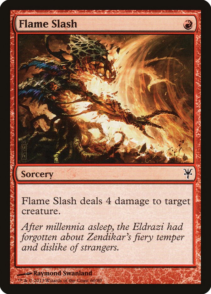 Flame Slash [Duel Decks: Sorin vs. Tibalt] MTG Single Magic: The Gathering    | Red Claw Gaming