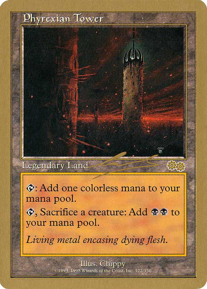 Phyrexian Tower (Nicolas Labarre) [World Championship Decks 2000] MTG Single Magic: The Gathering    | Red Claw Gaming