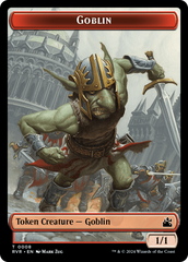 Goblin (0008) // Voja Double-Sided Token [Ravnica Remastered Tokens] MTG Single Magic: The Gathering    | Red Claw Gaming