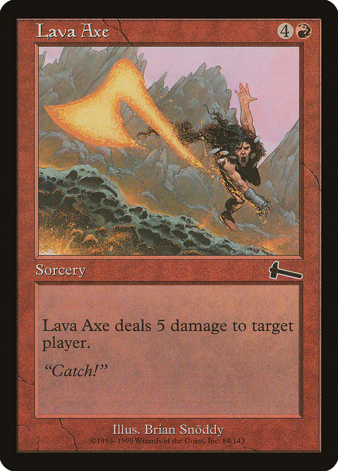 Lava Axe [Urza's Legacy] MTG Single Magic: The Gathering    | Red Claw Gaming