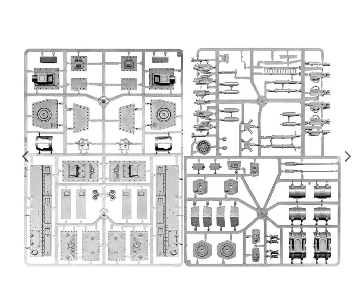 ASTRA MILITARUM BANEBLADE SPONSONS AND ACCESSORIES (DIRECT) Astra Militarum Games Workshop | Red Claw Gaming