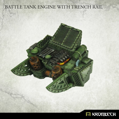 Battle Tank Engine with Trench Rail (1) Minatures Kromlech    | Red Claw Gaming